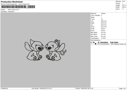 Stitch Outline