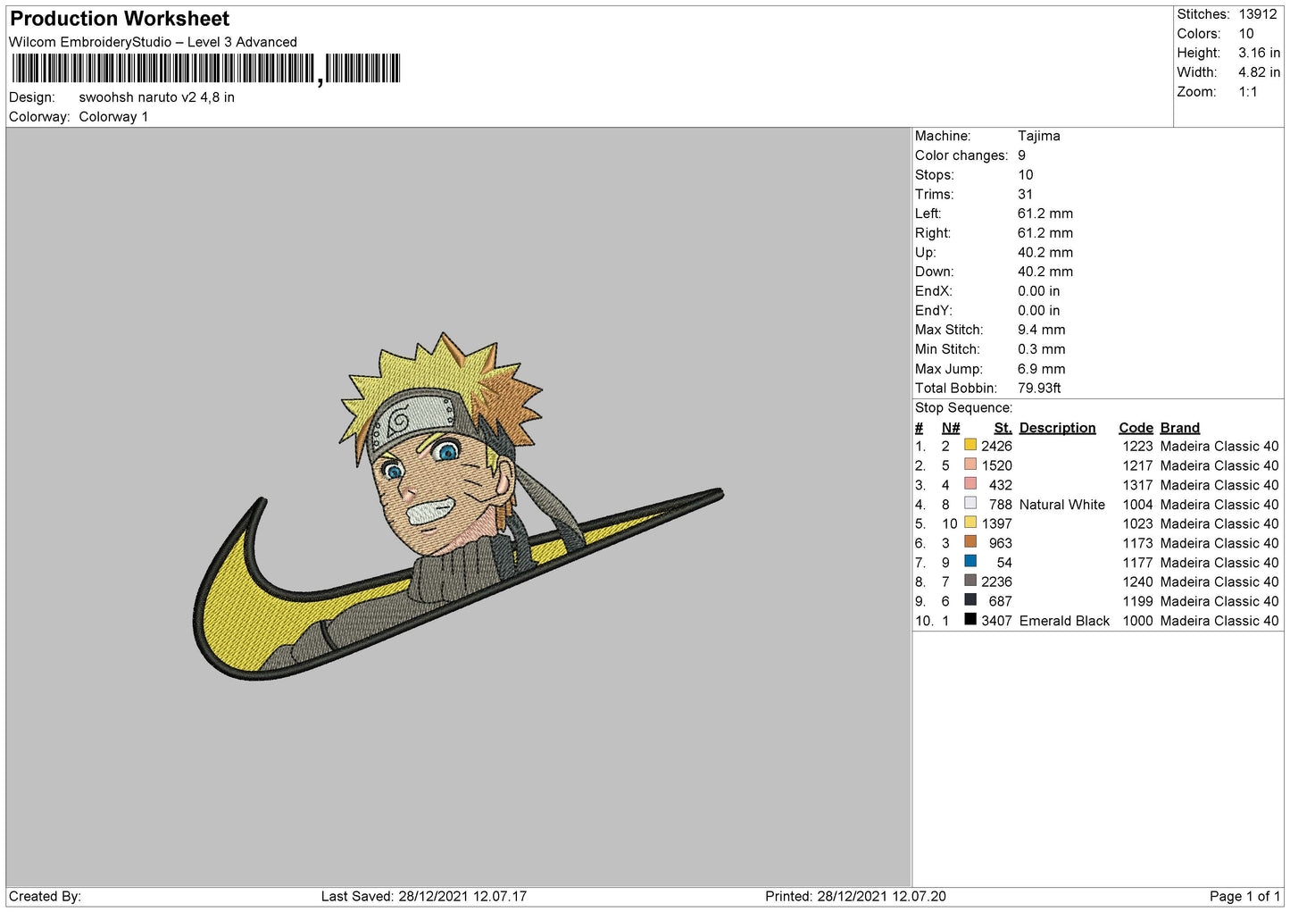 Naruto Swoosh