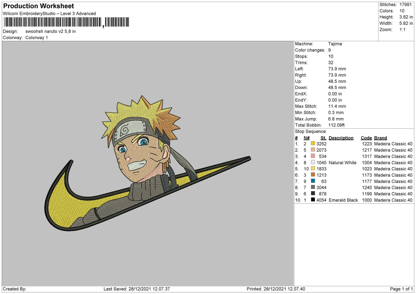 Naruto Swoosh