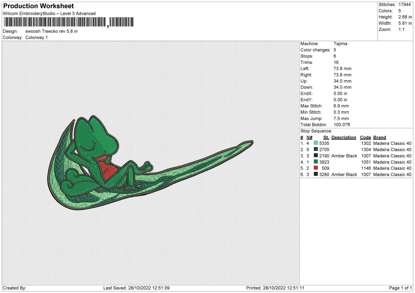 Treecko Swoosh