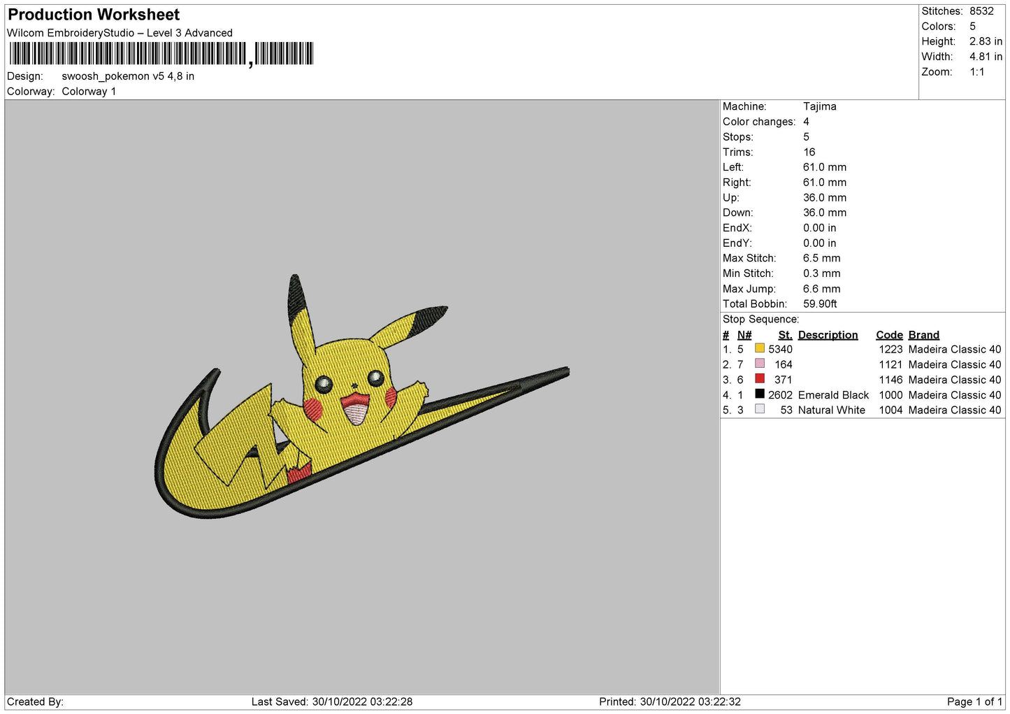 Pikachu Swoosh 2