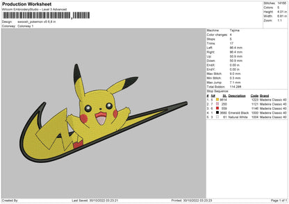 Pikachu Swoosh 2