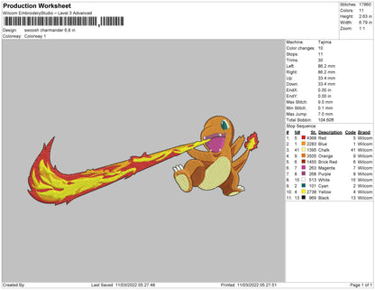 Charmander Swoosh 2