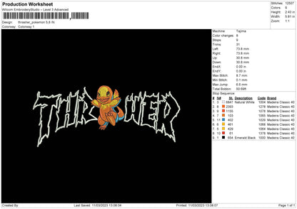 Charmander Thrasher