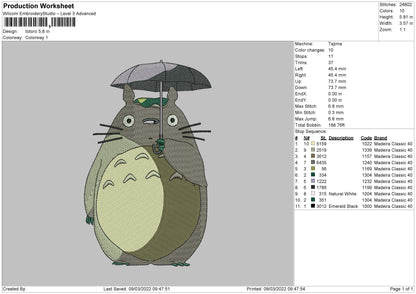 Totoro Umbrella